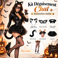 Kit Déguisement Catgirl – 7 Accessoires