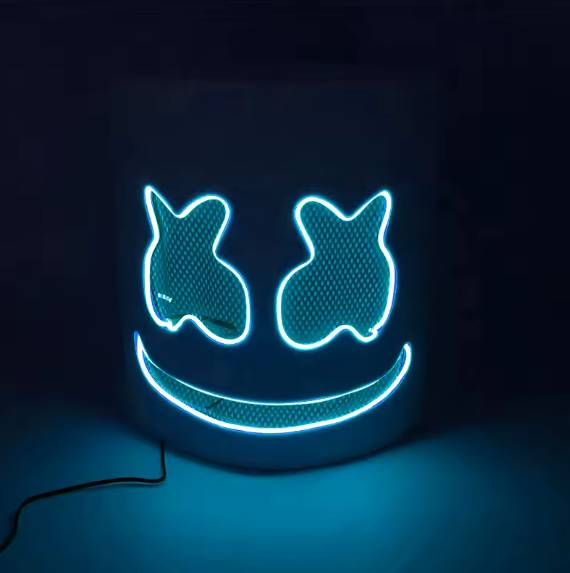 Masque Lumineux MARSHMALLOW - Halloween & Soirées