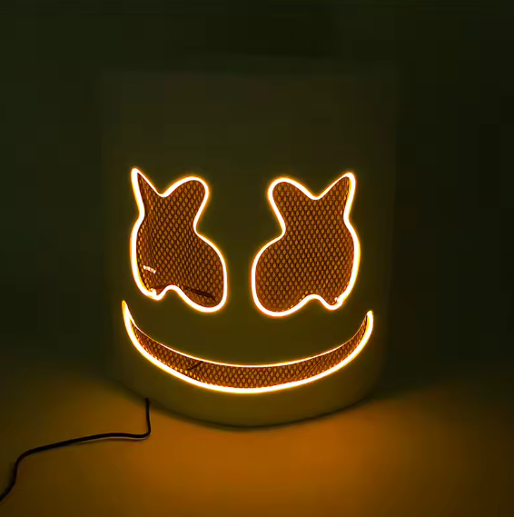 Masque Lumineux MARSHMALLOW - Halloween & Soirées