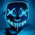 Masque Lumineux LED – Effet Néon Halloween & Soirées