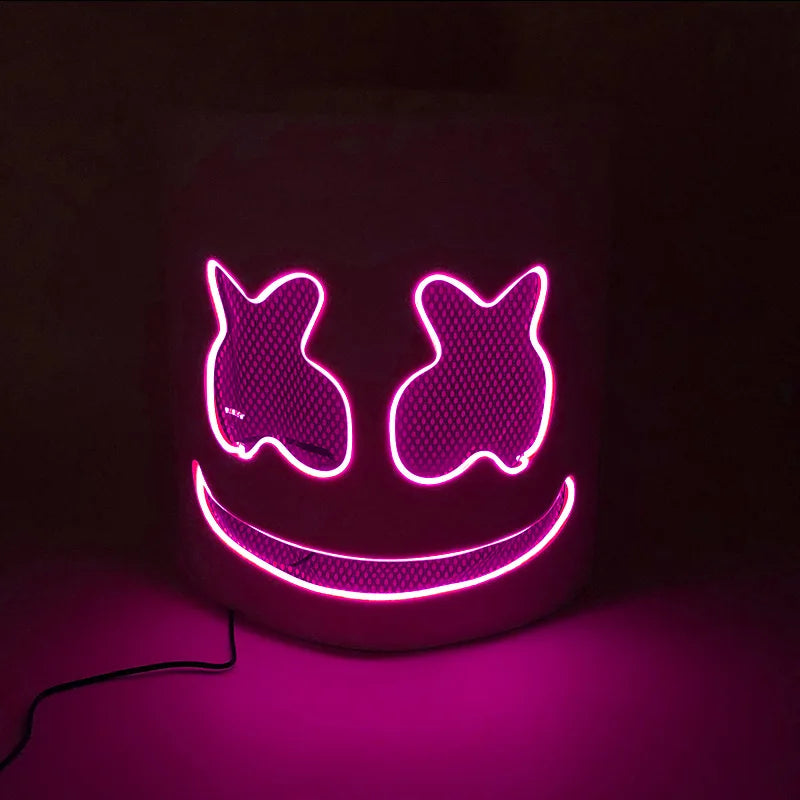Masque Lumineux MARSHMALLOW - Halloween & Soirées