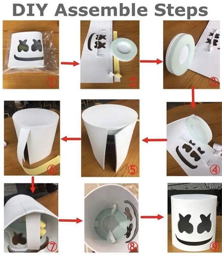Masque Lumineux MARSHMALLOW - Halloween & Soirées