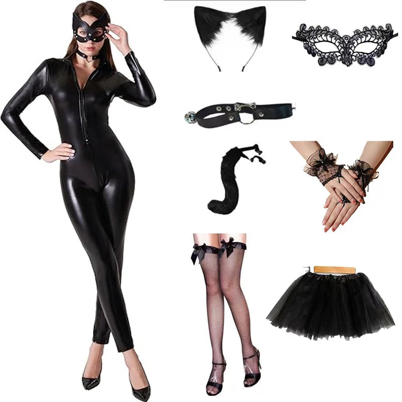Kit Déguisement Catgirl – 7 Accessoires