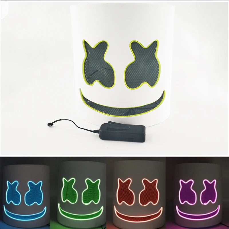 Masque Lumineux MARSHMALLOW - Halloween & Soirées