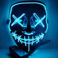 Masque Lumineux LED – Effet Néon Halloween & Soirées