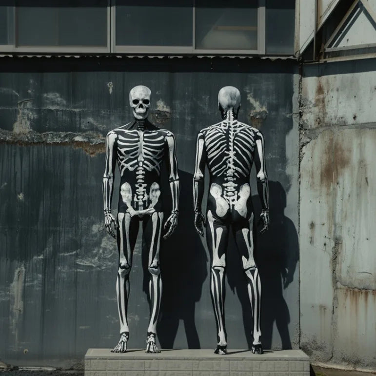 Costume Squelette Cyberpunk – Combinaison 3D avec Masque