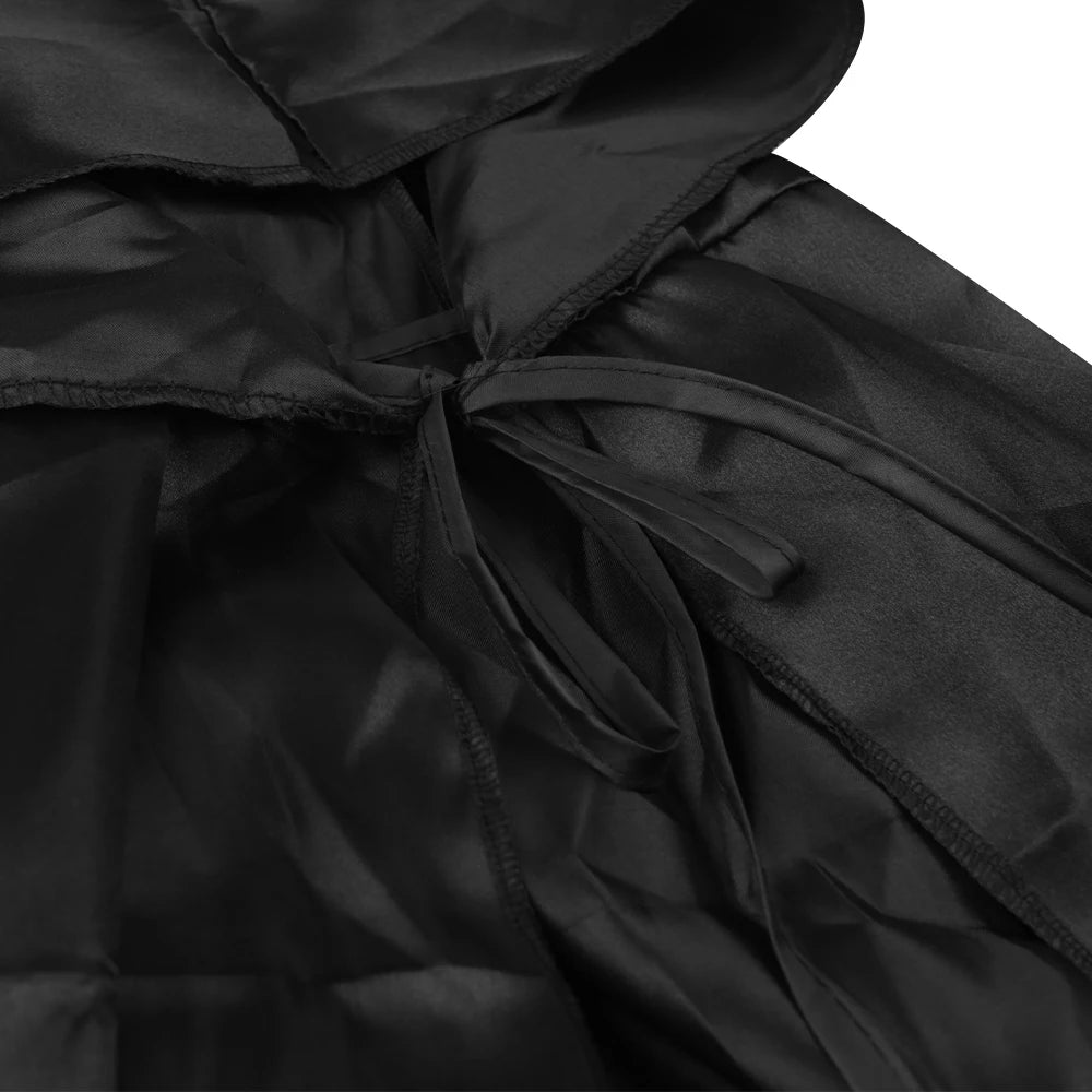 Cape à Capuche Halloween – Costume Sorcier, Vampire & Médiéval