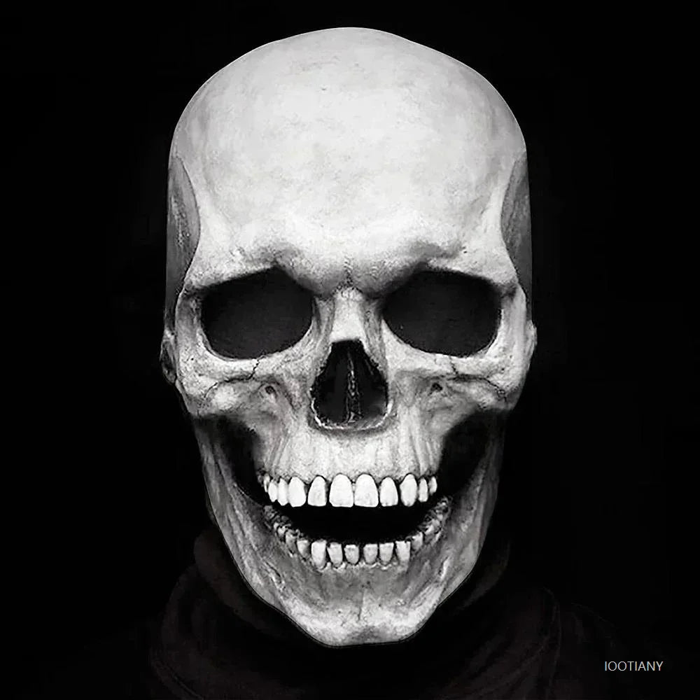 Masque Crâne Intégral à Mâchoire Mobile – Halloween