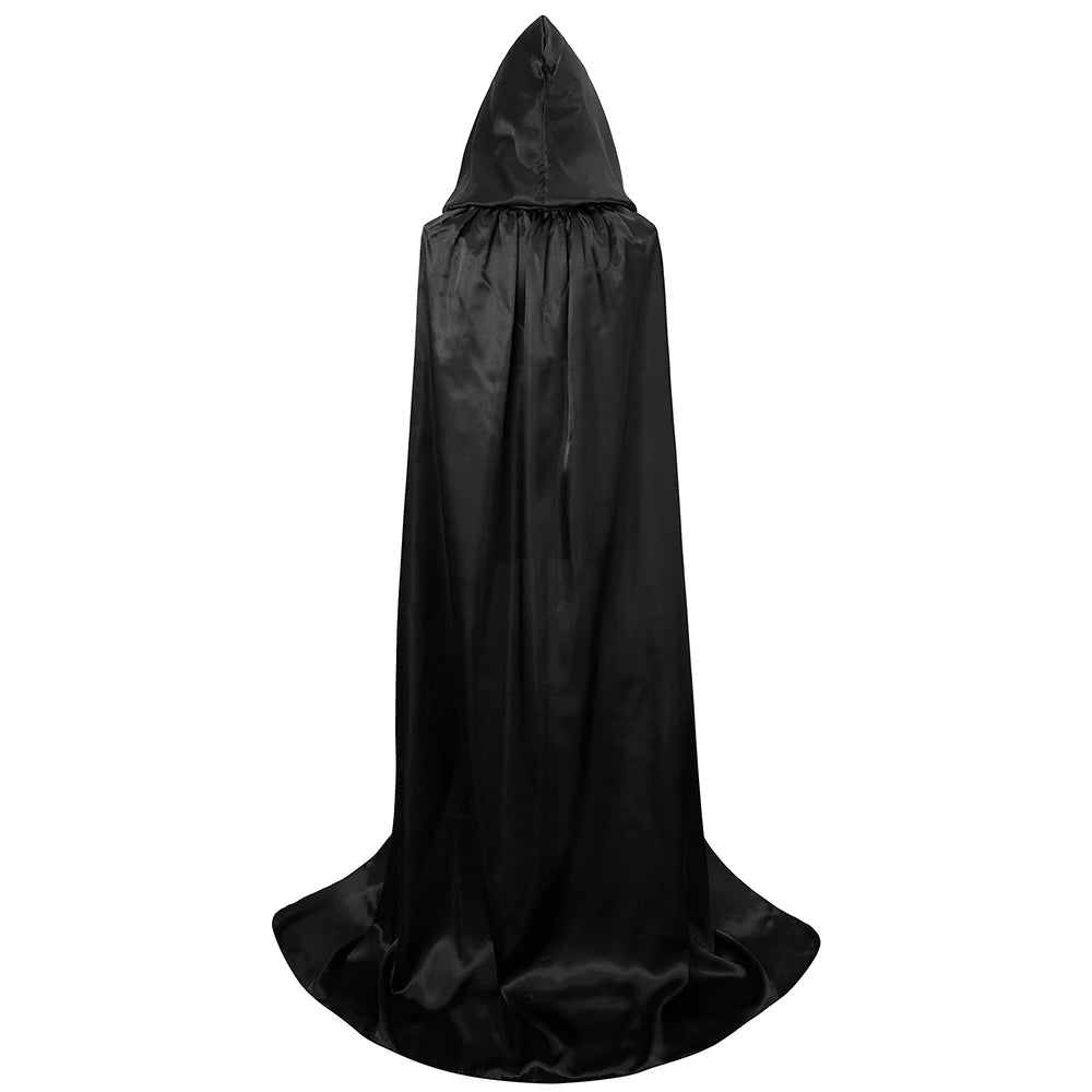 Cape à Capuche Halloween – Costume Sorcier, Vampire & Médiéval